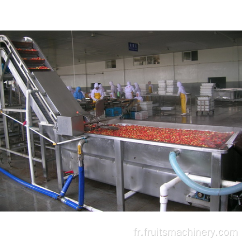 usine de transformation de la confiture de tomates
